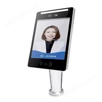 人脸识别+测体温面板机